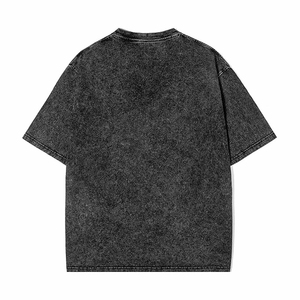 T-shirt surdimensionné pour homme en coton 100% de haute qualité, avec épaules tombantes et broderie personnalisée, vente en gros - Product Image 6