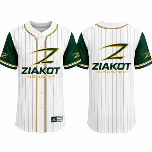 ZIAKOT Men's Black Red <b>Baseball</b> Jersey Short Sleeve Moisture Wicking Authentic <b>Baseball</b> Apparel Industry Logo Print - Product Image 3