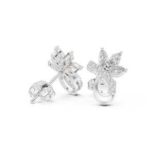 Boucles d'oreilles larme en zircon cubique de luxe en or 14 carats Willow Whisper Bijoux de mariée à la mode en finition or ou argent - Product Image 3