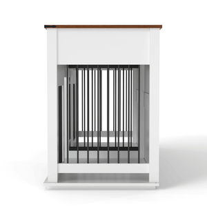 Grande Gabbia Doppia per Cani con 2 Cassetti Divisori e Porta Scorrevole, Cuccia in Legno Resistente all'Acqua per Uso Interno - Product Image 6