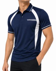 Camiseta de Manga Corta para Hombre, Diseño Frontal con Logotipo Personalizado, Transpirable, de Secado Rápido, en Tela Jersey de Poliéster/Algodón, Estilo Casual - Product Image 5