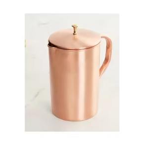 <b>High</b> Quality Copper Jug Drinking Pitcher Smooth Surface for Home <b>Kitchen</b> Dining <b>Table</b> Daily Use Serving - Product Image 5