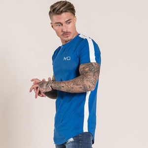 เสื้อยืดโอเวอร์ไซส์ผ้าโพลีเอสเตอร์ทอคุณภาพสูง 100% เนื้อหนา สำหรับผู้ชาย สีพื้นเรียบง่าย สั่งทำได้ - Product Image 2