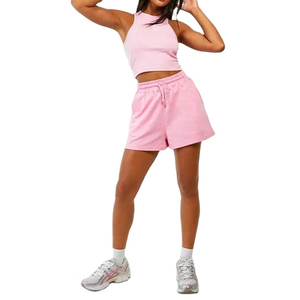 ชุดเซ็ตเสื้อกล้ามและกางเกงขาสั้น 2 ชิ้น สไตล์วินเทจลำลอง ผ้าแคนวาส ยืดหยุ่นสูง รุ่นใหม่ขายส่งสำหรับผู้หญิง ปี 2026 - Product Image 4