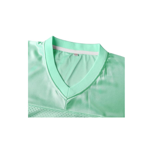 Maillot de football américain personnalisé par sublimation, respirant, antibactérien, séchage rapide, évacuation de l'humidité, imprimé, manches courtes, sport - Product Image 4