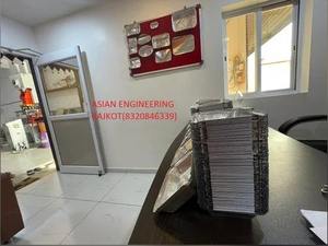 Presse automatique à grande vitesse PPM pour la fabrication de contenants en aluminium argenté de 950 ml, équipement industriel entièrement automatique pour barquettes alimentaires 440V - Product Image 3