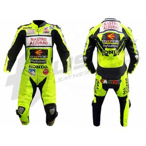 2020 logotipo personalizado cuero de vaca hombres de alta calidad 1 pieza traje de carreras de moto transpirable y a prueba de viento de talla grande ropa deportiva de motorista - Product Image 1