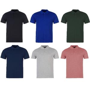 Camisetas Polo para Hombre, 100% Algodón, Tinte Liso, Manga Corta, Diseño Sólido, Tejido de Punto Informal, Serigrafía - Product Image 3