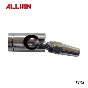 Top Rail Tube Connector for 90 Degree Corner Glass Hospital Stainless Steel <b>Hardware</b> Box Packing - Product Image 6