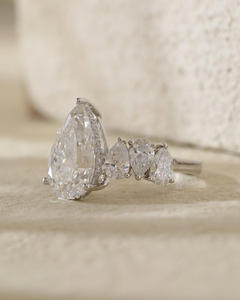 Igi/gia แล็บตัดเพชรวินเทจ14K สีเหลืองแหวนแต่งงาน/งานหมั้นใส่ได้ทั้งชายและหญิงสีขาวทองคุณภาพดีสำหรับงานปาร์ตี้ครบรอบ-คุ้มค่า - Product Image 2