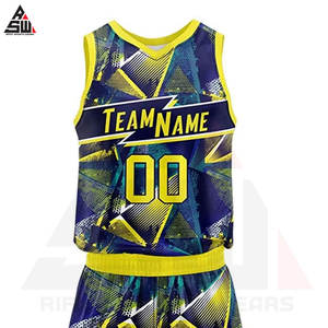 Uniforme de Baloncesto Personalizable, Transpirable y Estampado para Equipos, Jersey sin Mangas que Absorbe la Humedad, Pantalones Cortos con Cintura Elástica (100% - Product Image 6