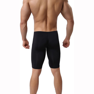Shorts de compression décontractés pour hommes, taille haute élastique, séchage rapide, respirants, résistants, teinture unie – Meilleures ventes, Offre Spéciale - Product Image 5