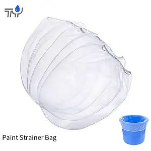 5 galon ince örgü filtre çantası kullanımlık bitki koruma kapağı elastik üst boya süzgeç çantası