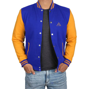 Custom Made Lightweight Winter <b>Letter</b>-<b>men</b> <b>Jacket</b> for <b>Men</b> Stand Collar New Style - Product Image 2