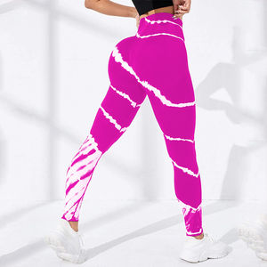 Leggings tendance pour femmes, tie-dye, pour la pratique du yoga, extensibles et confortables - Product Image 6