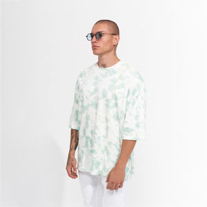 Camiseta para hombre, 240 GSM, algodón, corte holgado, estilo urbano, camiseta de alta calidad para sublimación, serigrafía, peso pesado, oversize. - Product Image 5