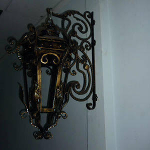 Modern villa gate LED wall <b>light</b> wrought iron waterproof outdoor lamp with polycarbonate <b>diffuser</b> for garden lighting - Product Image 1