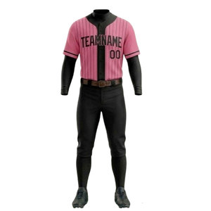 Professional <b>Baseball</b> Uniform Sports Wear for Men Stylish Design Comfortable Fit Moisture-Wicking Breathable Plus Size Front for - Product Image 1