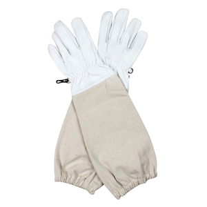 Meilleurs gants de protection pour apiculteurs personnalisés avec logo, haute qualité, 100% cuir, prix de gros - Product Image 2