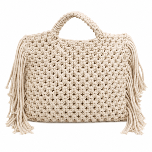 Bolsos de Macramé Hechos a Mano con Elegantes Diseños Anudados, Calidad Duradera y Funcionalidad Estilosa para el Día a Día - Product Image 1