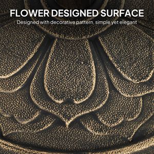 Base de parasol d'extérieur en résine de 26 lb pour poteaux de 1,3'/1,5'/1,9' – Support durable pour parasols de patio - Product Image 4