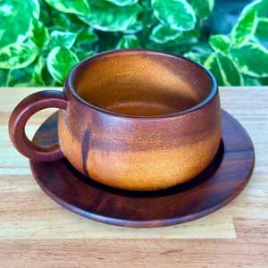 Premium Bamboo Tea <b>Cup</b> and Whiskey Tumblers with Handle Eco-Friendly Reusable Drinkware Luxury Gift Solid wood tea <b>cup</b> - Product Image 3