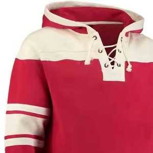 Sudadera con Capucha Personalizada de Hockey, 100% Algodón, con Cordones, para Equipo de Hockey sobre Hielo - Product Image 3