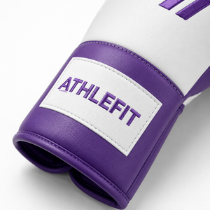 Guantes de Boxeo Personalizados con Bordado en Cuero Vacuno, con Cordones, Equipo Profesional de Entrenamiento de Combate con Protección de Espuma Multicapa - Product Image 4