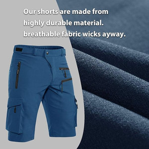 กางเกงขาสั้น MTB สำหรับออกกำลังกาย ผ้าสเตรช น้ำหนักเบา ระบายอากาศได้ดี ซับเหงื่อ เหมาะสำหรับปั่นจักรยานกลางแจ้ง - Product Image 5