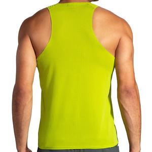 Comfortable Soft Cotton Polyester Fabric Made Tank Tops <b>Men</b> 4 Way Stretch Plain Color Training Workout Vests <b>Singlets</b> <b>For</b> Man's - Product Image 2