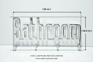 Crochet mural décoratif en aluminium pour salle de bain, très demandé, support mural moderne disponible au meilleur prix du marché - Product Image 4