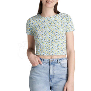 Top Corto Informal para Mujer, Tejido Ligero, Fácil de Usar Diariamente, Top Corto para Mujer, Ajuste Cómodo - Product Image 3