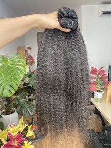 BEST 100% Extensiones Camboyano de cabello rizado de cabello humano - Product Image 4