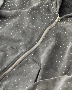 Sudadera con Pedrería Personalizada, Sudadera con Pedrería Decorativa, Diseño Moderno, Holgada, Informal para Mujer, Tejida para Invierno - Product Image 4