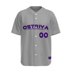 Dernier modèle de maillot de baseball pour vente en ligne en gros maillot de baseball en polyester 100% vierge à bas prix - Product Image 1