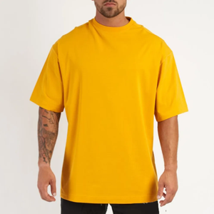 T-shirt décontracté pour homme Represent, coupe oversize, manches courtes, col rond, couleur unie, en jersey tricoté respirant en coton, avec logo frontal - Product Image 4