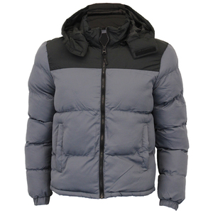 <b>Mens</b> Thermal Shiny Hooded Puffer <b>Jacket</b>, Insulated Winter Coat, Water Resistant Down Padded Puffy <b>Jacket</b> Manufacturer - Product Image 2