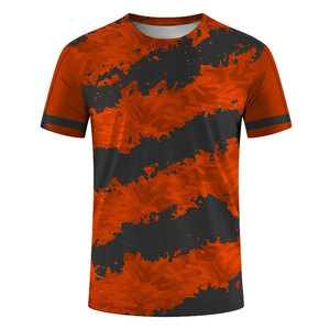 เสื้อยืดพิมพ์ลายทรอปิคอลสำหรับผู้ชาย พิมพ์ลายรอบตัว แบบ 3 มิติ ผ้าเจอร์ซีย์ถัก คอทรงโอ แขนสั้น แห้งเร็ว สวมใส่สบาย เหมาะสำหรับฤดูร้อน ออกแบบได้เอง - Product Image 2