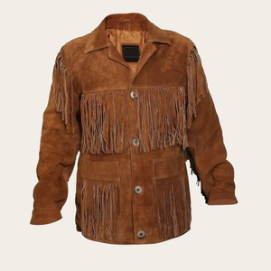 4. Fabricante de Chaquetas de Flecos de Gamuza, Proveedor de Ropa de Moda Occidental - Product Image 2