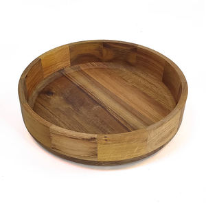 Bol en bois massif poli pour servir, mélanger, salades, fruits, collations, repas de fête - Product Image 2