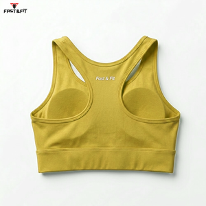 2026 Collection <b>Plus</b> <b>Size</b> <b>Strapless</b> Yoga Sports <b>Bra</b> with Front Logo Four-Way Stretch Breathable Lightweight for Women - Product Image 4