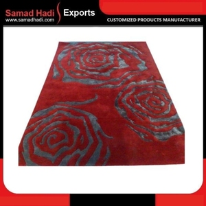 Nouveau design de tapis en laine tufté de luxe, fournisseur direct d'usine, tapis en laine tufté moderne brodé, tapis fait main pour la décoration de la maison, vente en gros - Product Image 6