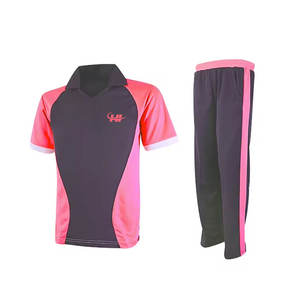Vêtements de sport pour hommes adultes, personnalisés, respirants, de haute qualité, légers, manches courtes, en polyester, pour le cricket - Product Image 1