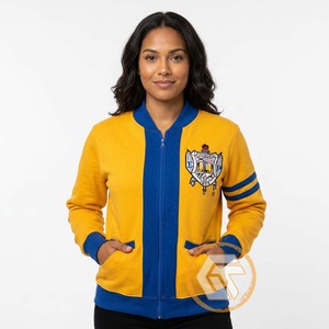 เสื้อสตรีคอวี แขนยาว ปักลายอะคริลิค Sigma Gamma Rho แบบสั่งทำพิเศษ ติดกระดุมด้านหน้า เหมาะสำหรับใส่ในฤดูหนาว สไตล์ลำลองสำหรับสตรีนักกิจกรรมนักเรียน - Product Image 4