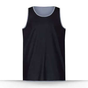 เสื้อบาสเก็ตบอลแบบใหม่ ออกแบบเองได้ตามต้องการ ผลิตตามสั่ง (OEM) ผ้าโพลีเอสเตอร์ระบายอากาศดี  ชุดกีฬาแบบซับลิเมชั่น เสื้อบาสเก็ตบอลแขนกุด - Product Image 6