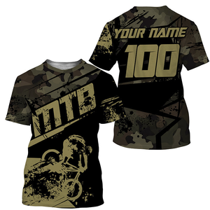 Jersey de Ciclismo de Montaña con Estampado Personalizado, Corte Regular, para Adultos, Alta Calidad, 100% Poliéster, Secado Rápido, Ligero y Transpirable - Product Image 4