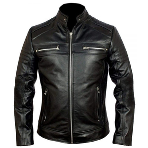 Best Price Custom Men's Breathable Quick Dry Slim Fit Leather <b>Motorcycle</b> Bomber <b>Jacket</b> Winter Sportswear Made Best Material - Product Image 1