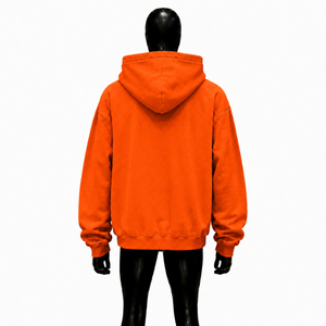 Sweat à capuche unisexe en molleton décontracté, coupe oversize, style streetwear, avec motif globe 'Paix mondiale' et imprimé vintage urbain - Product Image 2