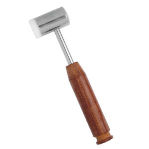 Maillet manuel en bois dur de 17 cm, instrument chirurgical en acier inoxydable pour la chirurgie orthopédique osseuse, les traumatismes, la salle d'opération et l'utilisation clinique - Product Image 1