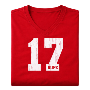 T-shirt à col en V Kappa Alpha Psi numéro 17, vêtements de fraternité grecque avec motif audacieux, confort premium et coupe élégante - Product Image 6